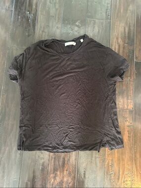 Vince S Black Short-Sleeve Women's Tee